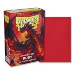 Dragon Sheild Sleeves Japanese Size 60 Ruby Matte Dual